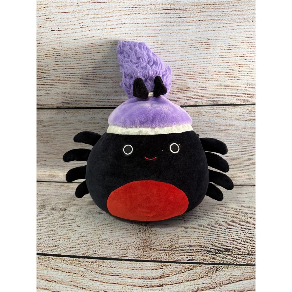 Squishmallow Bella Spider 8" Halloween Plush Spooky Witch Hat Toy